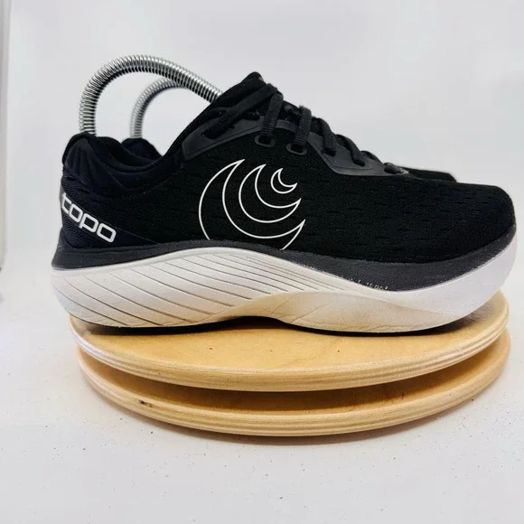 Topo Designs Atmos Running Shoes Black Women's 7.5 Cushioned Lightweight Comfort - Picture 4 of 7